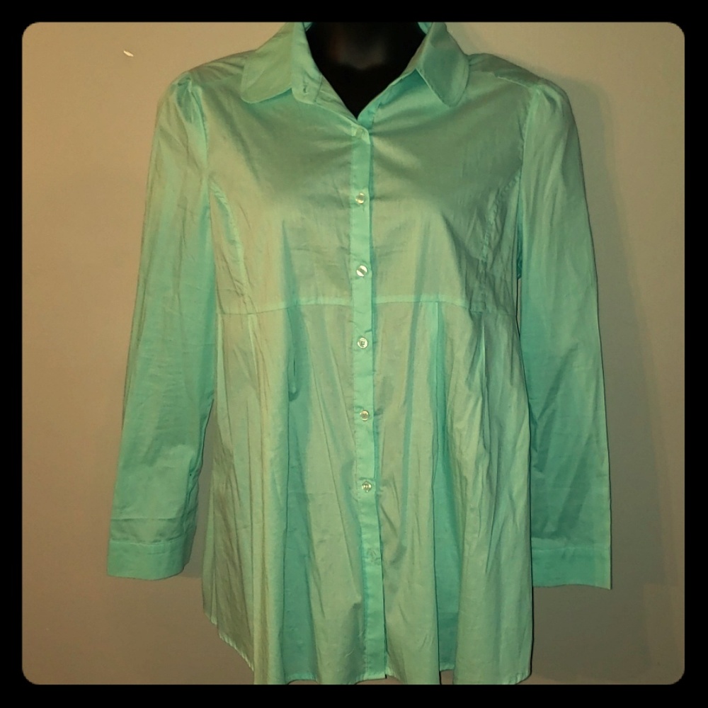 Wapi| mint green shirt